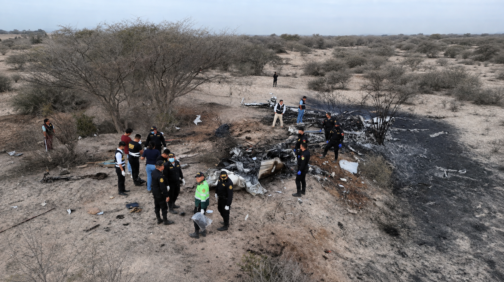 Investigación técnica de un accidente aéreo en Perú